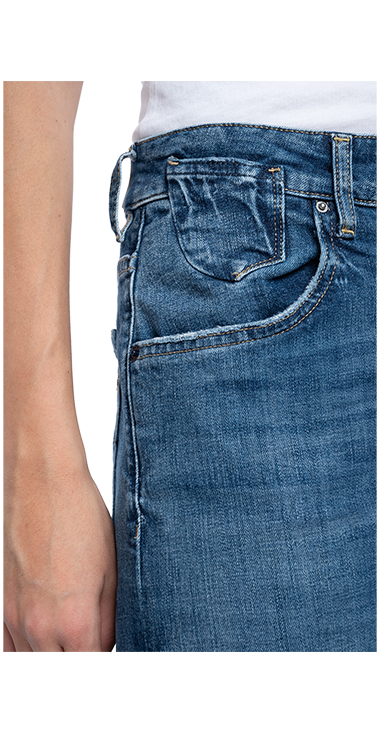 573 BIO 10.5 OZボーイフィット インディゴスーパーストレッチデニムMARTY 詳細画像
